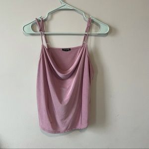 Wild Fable Pink Cowl Tank Top